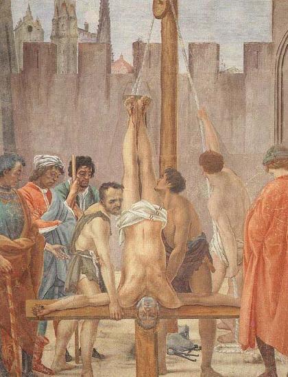Fra Filippo Lippi Disputation with Simon Magus and Crucifixion of Peter France oil painting art